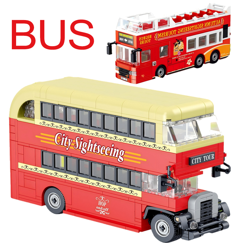 Kids Education In Germany - Bloques de construcción de autobús de