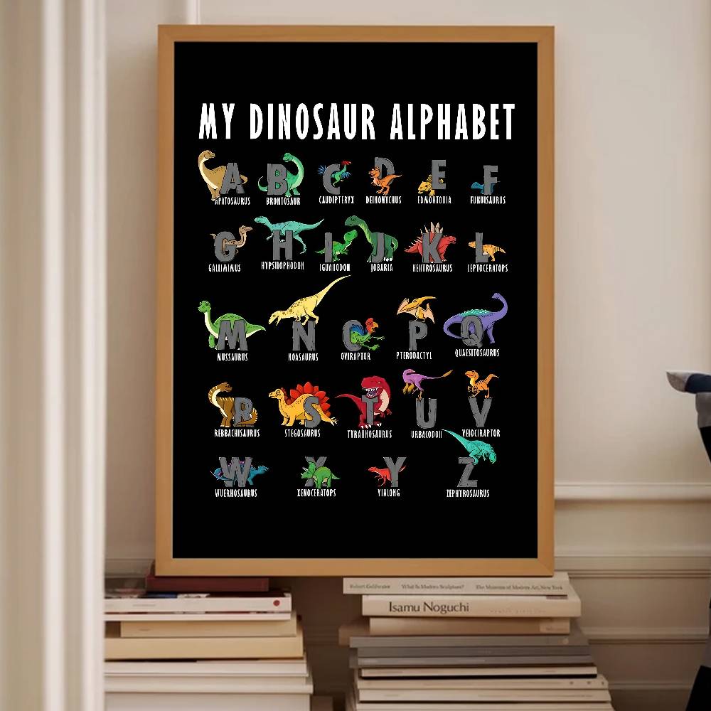Background For Kids Education - Póster de papel con alfabeto de