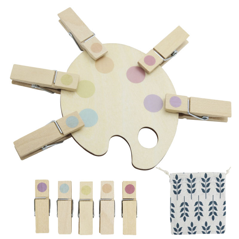 Montessori Shelf Toy - Mini juguetes sensoriales visuales Montessori, Clip