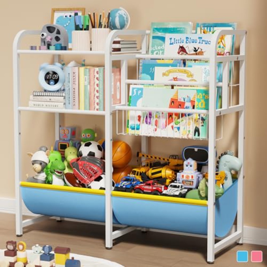 Montessori Shelf Toy - Organizador 3 en 1 para Libros