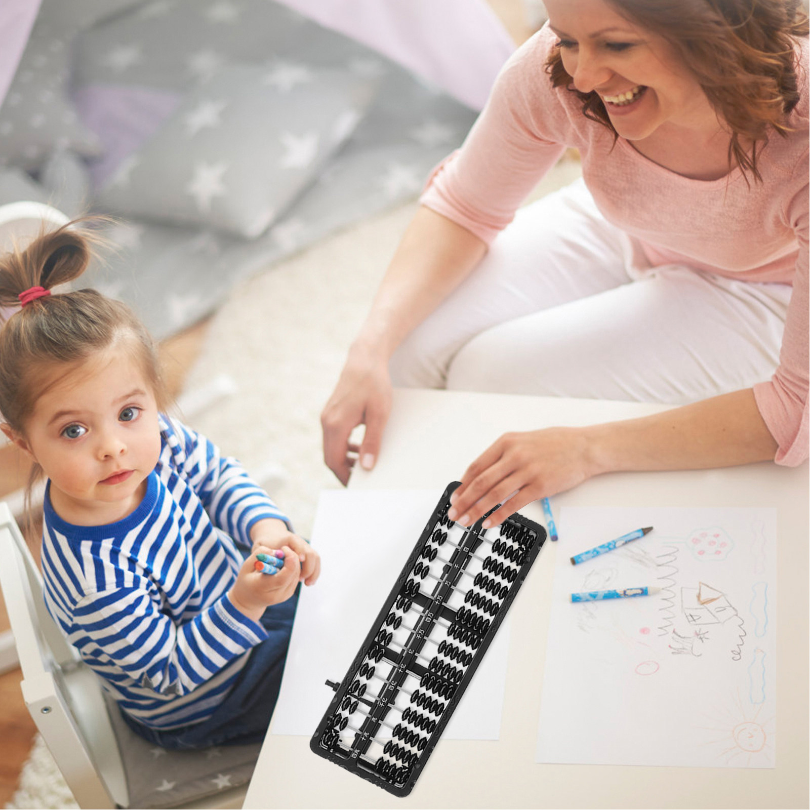 Kids Education Calculator - Ábaco Educativo de Plástico con 15
