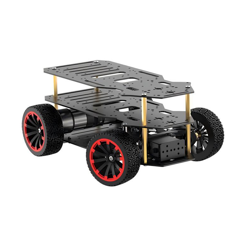 Coding Robot Toy - Ackerman-Robot de Metal para coche, chasis