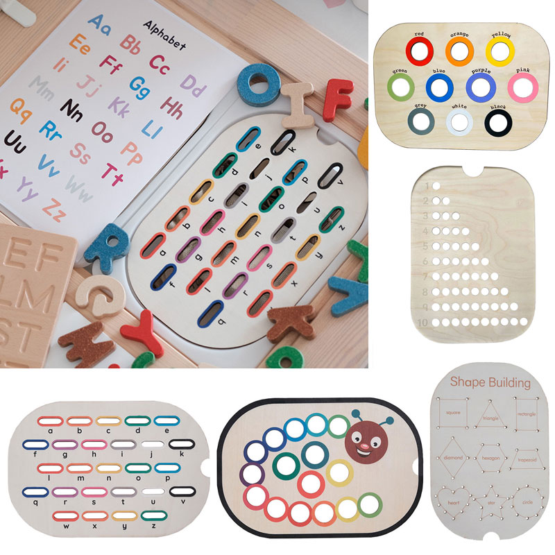 Montessori Shelf Toy - Juegos Montessori para niños, bandeja sensorial