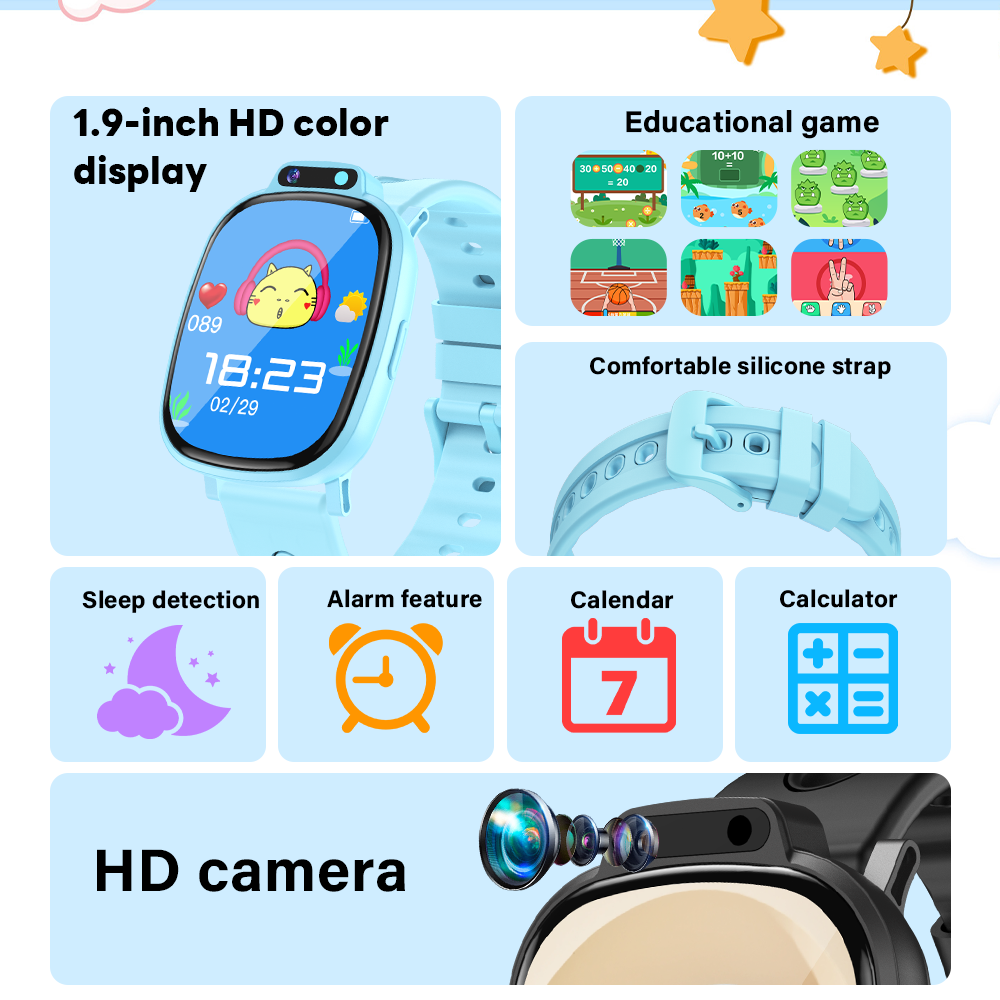 Reloj inteligente LAXASFIT par - Kids Education Calculator reseña y precio