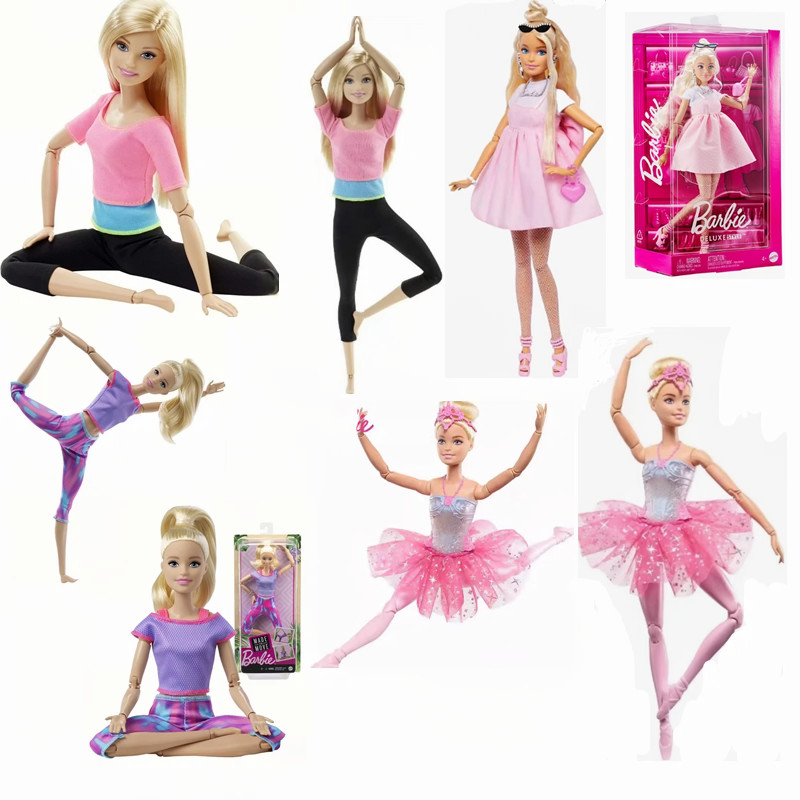 Muñeca Barbie auténtica, poses - Kids Yoga Education reseña y precio