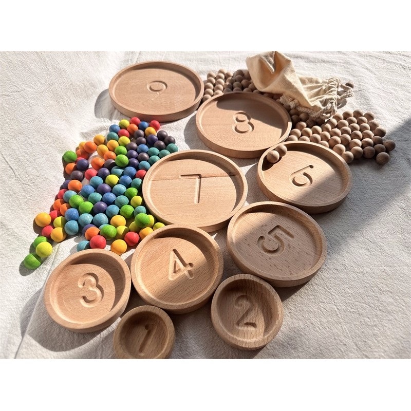 Juguetes sensoriales de madera - Montessori Shelf Toy reseña y precio