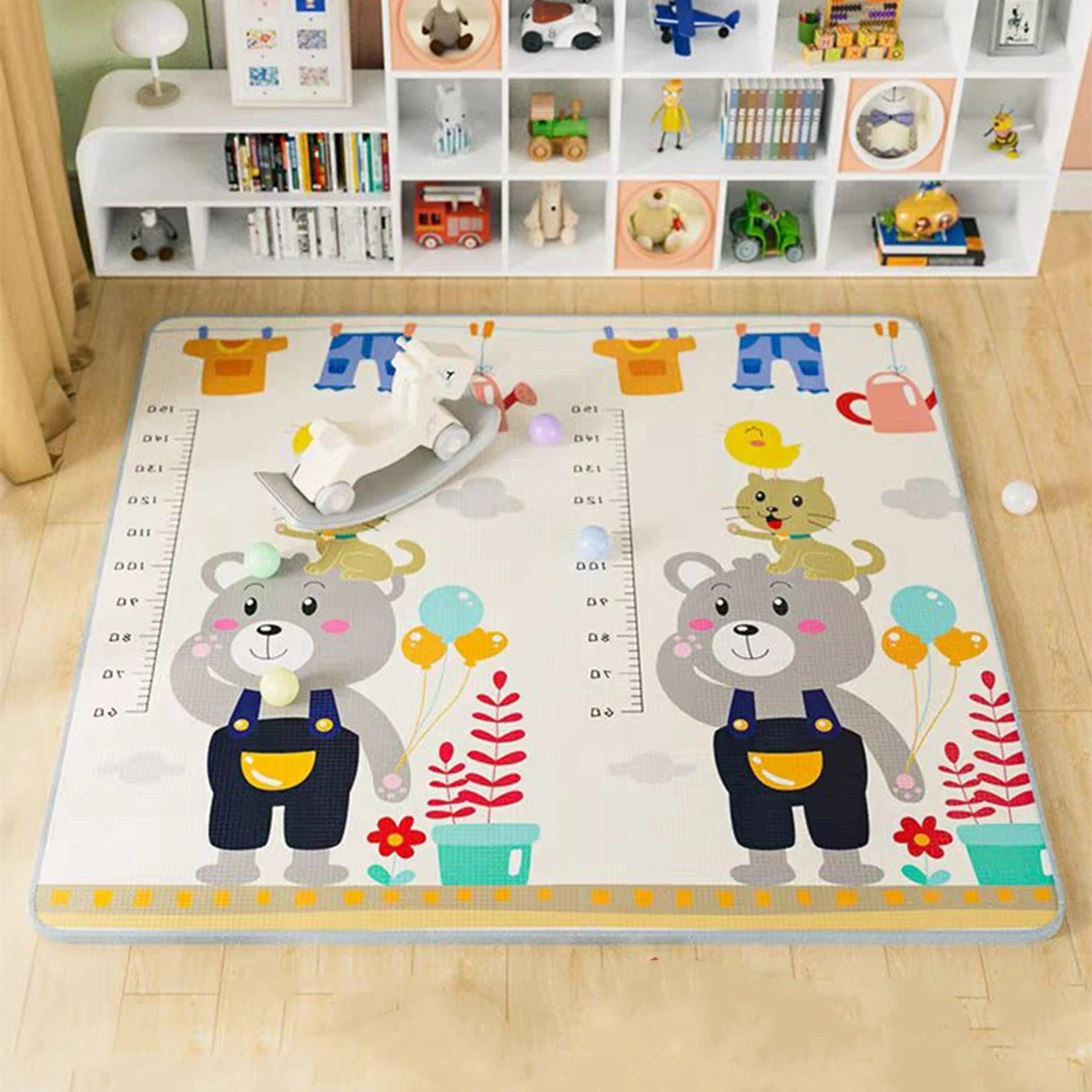 Alfombra de juegos para bebés  - Kids Yoga Education reseña y precio