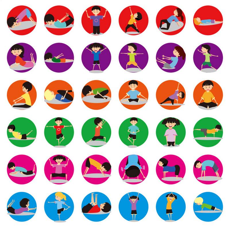 Dados de ejercicio para entren - Kids Yoga Education reseña y precio