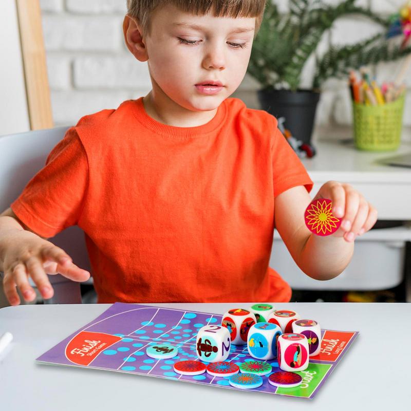 Dados de ejercicio para entren - Kids Yoga Education reseña y precio
