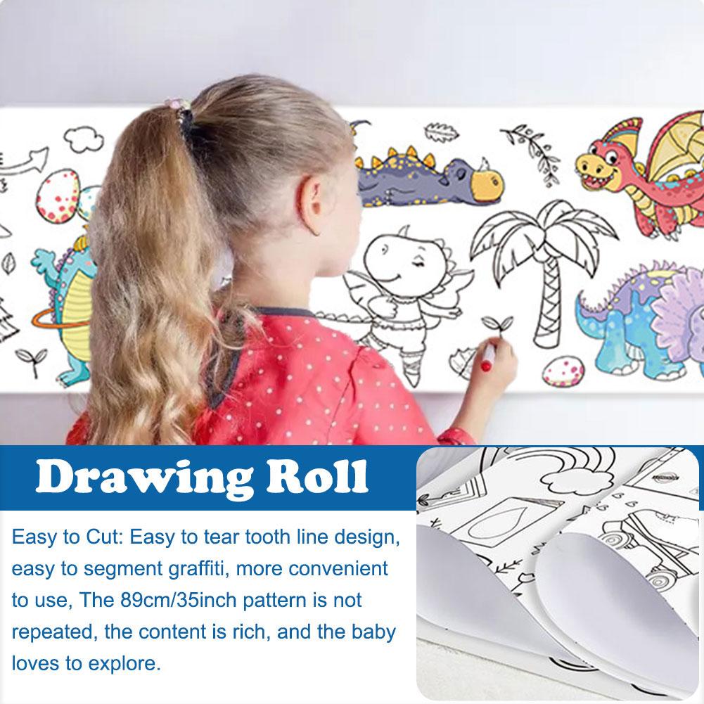 Rollo de dibujo para niños, pa - Kids Education Laptop reseña y precio
