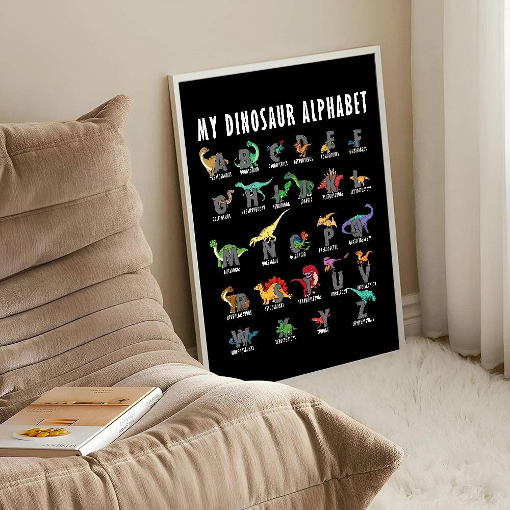 Póster de papel con alfabeto d - Background For Kids Education reseña y precio