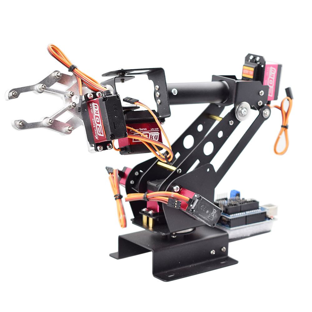 Brazo Robótico de 6 Grados de  - Coding Robot Toy reseña y precio