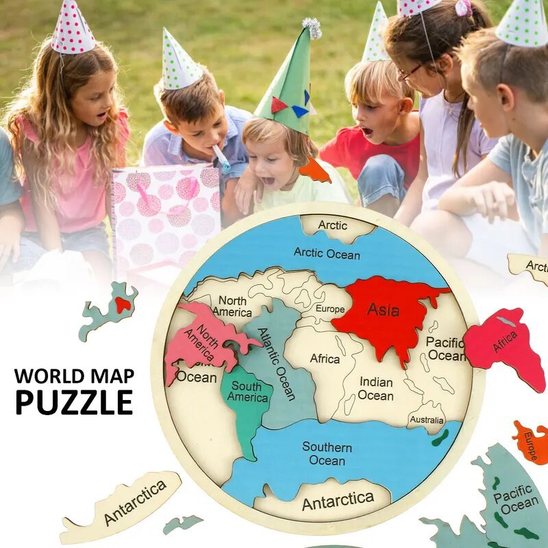 Rompecabezas de Madera con Map - Puzzle Map World reseña y precio