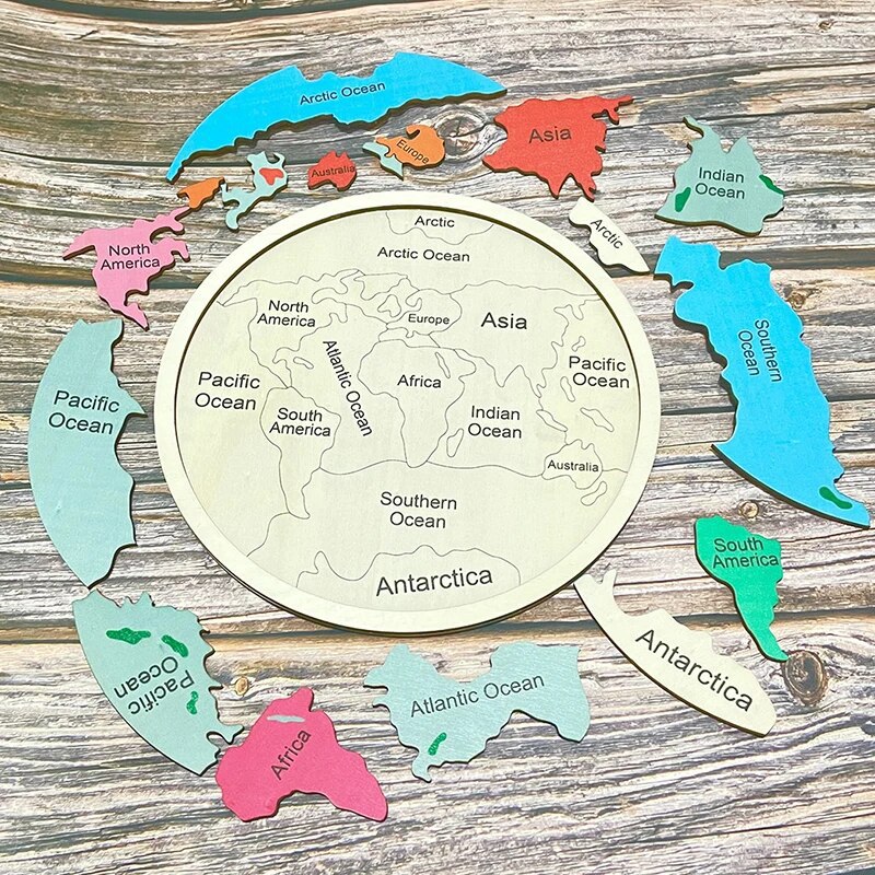 Rompecabezas de Madera con Map - Puzzle Map World reseña y precio