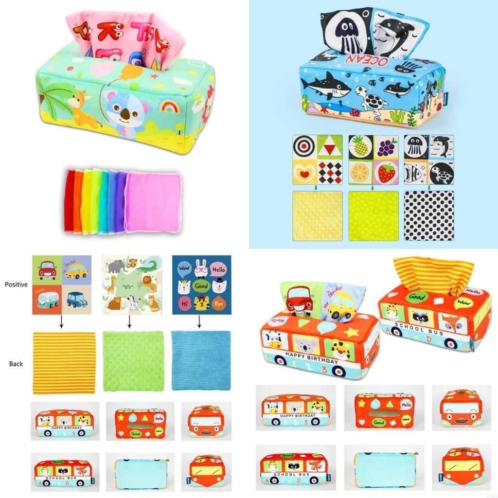 54DA caja pañuelos sensoriales - Kids Educational Box reseña y precio
