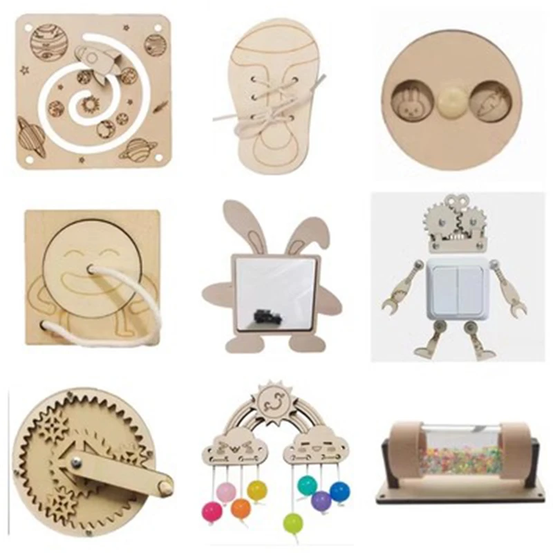 Tablero ocupado Montessori, ac - Kids Educational Box reseña y precio