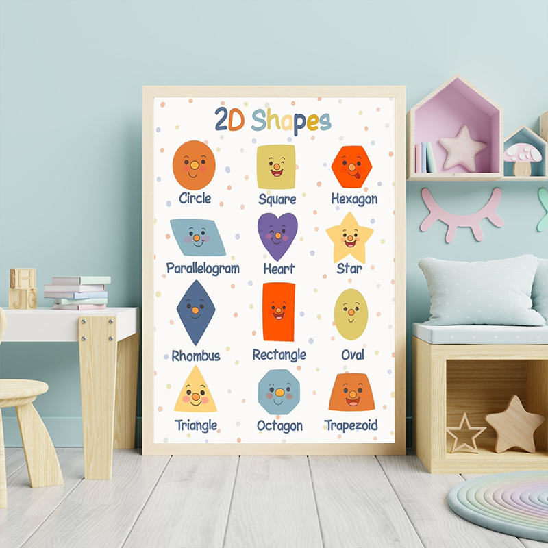 Póster educativo Montessori pa - Kids Yoga Education reseña y precio