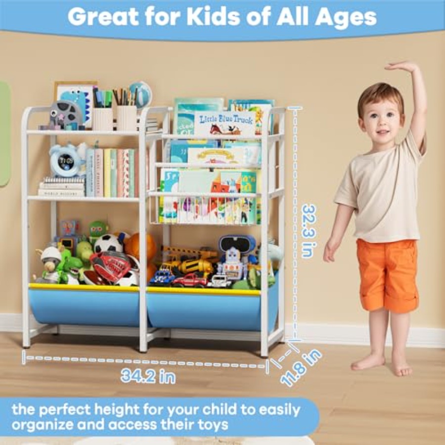 Organizador 3 en 1 para Libros - Montessori Shelf Toy reseña y precio
