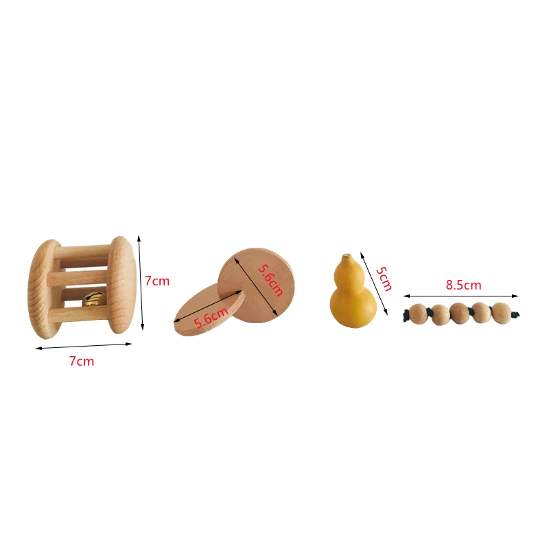 Sonajero de campana de madera  - Kids Educational Box reseña y precio