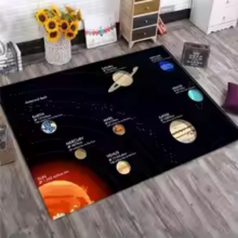 Alfombra de Fieltro Grande con - Background For Kids Education reseña y precio