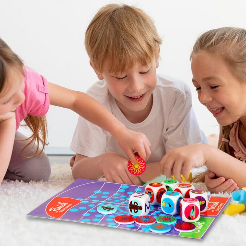 Dados de ejercicio para niños, - Kids Yoga Education reseña y precio