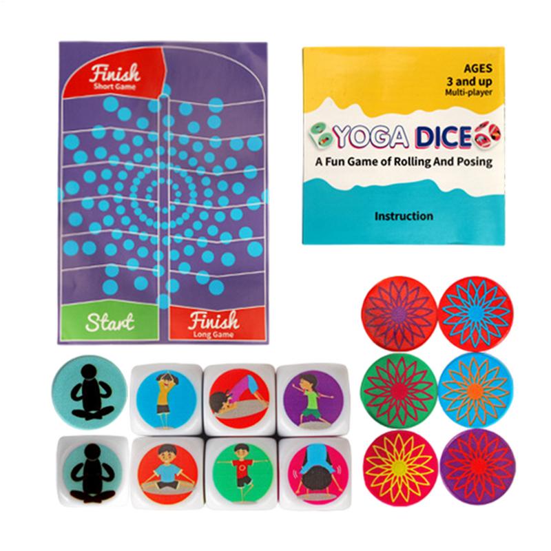 Dados de ejercicio para niños, - Kids Yoga Education reseña y precio