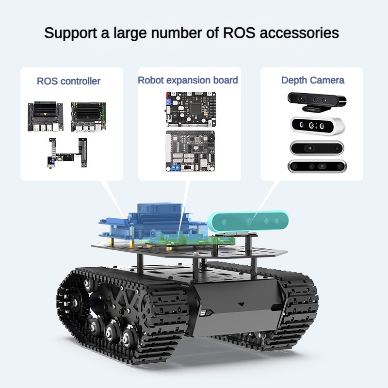 Chasis de tanque de absorción  - Coding Robot Toy reseña y precio