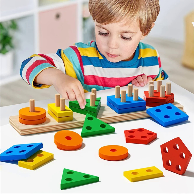 Juguetes de madera Montessori  - Kids Educational Box reseña y precio