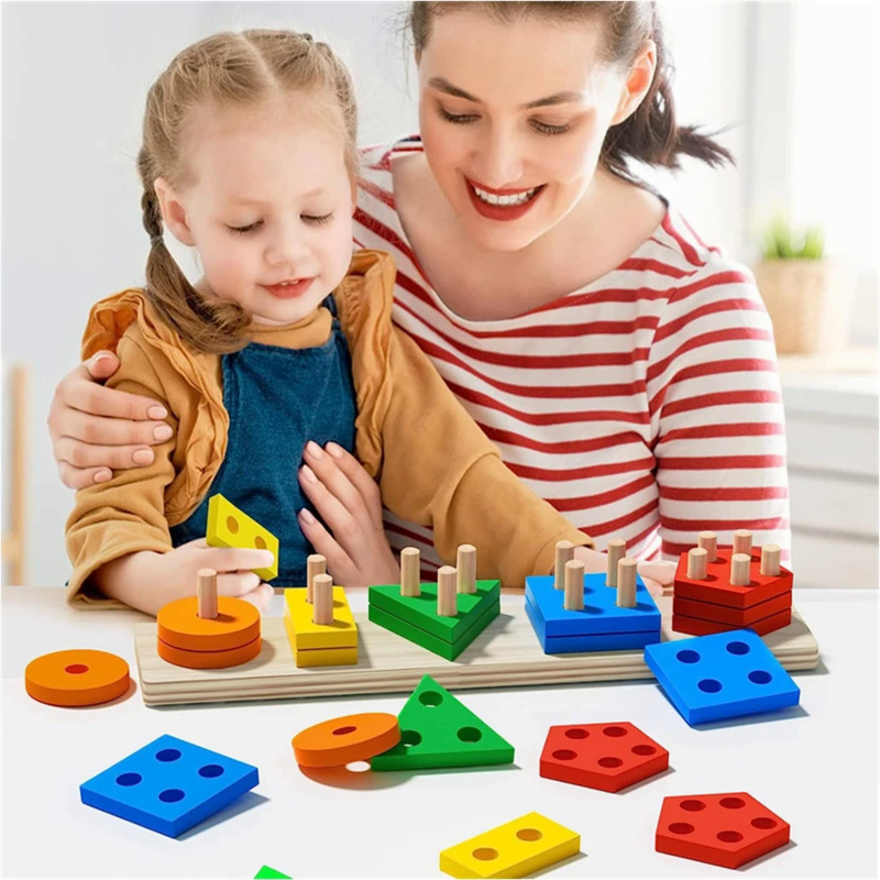 Juguetes de madera Montessori  - Kids Educational Box reseña y precio