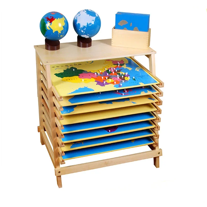 -Juguetes educativos para ense - Puzzle Map World reseña y precio