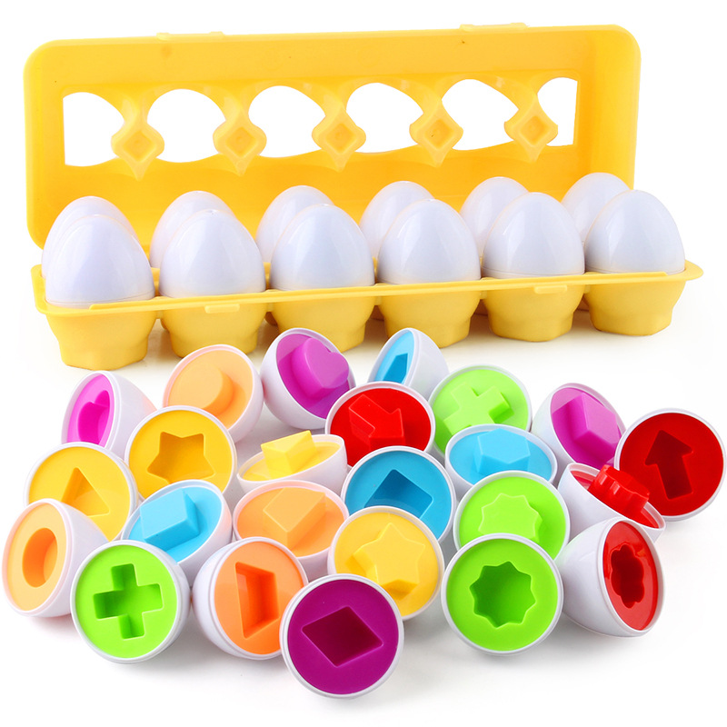 Tornillos de huevos rompecabez - Montessori Shelf Toy reseña y precio