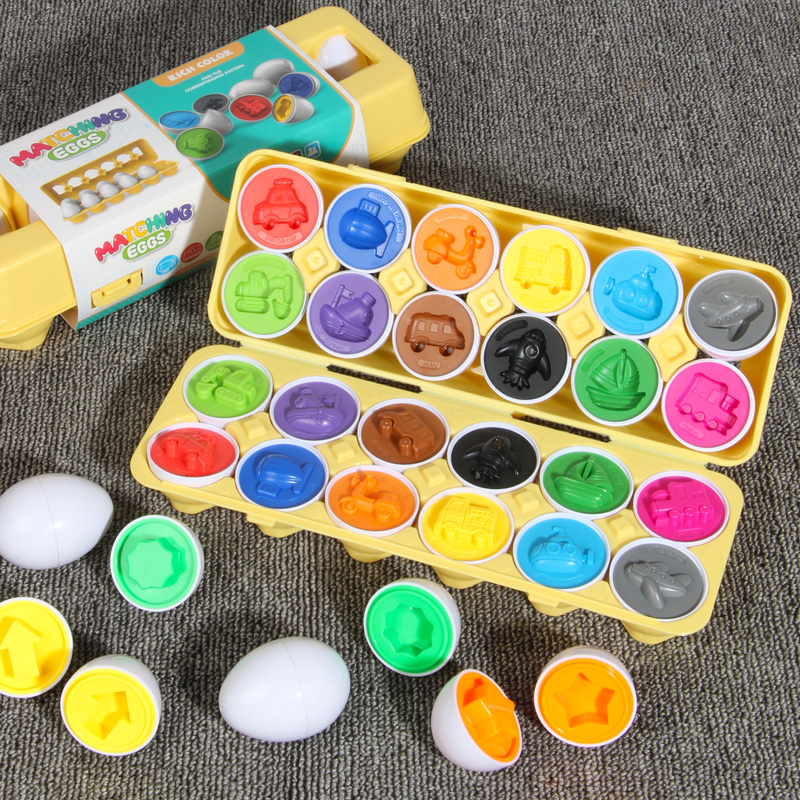 Tornillos de huevos rompecabez - Montessori Shelf Toy reseña y precio