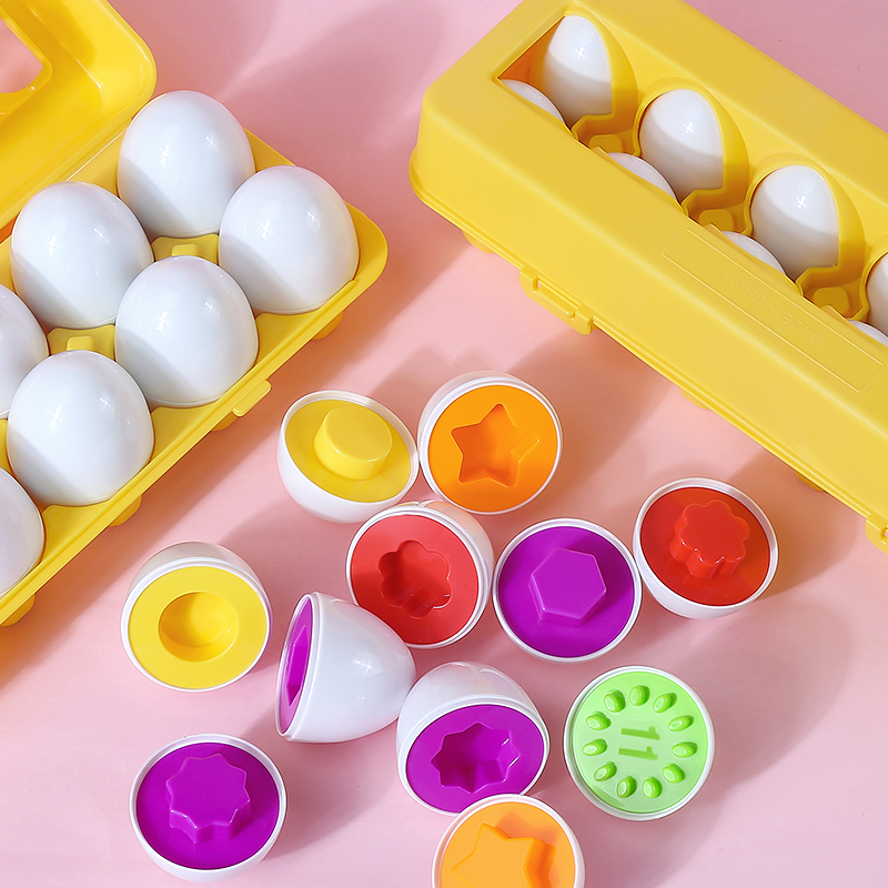 Tornillos de huevos rompecabez - Montessori Shelf Toy reseña y precio