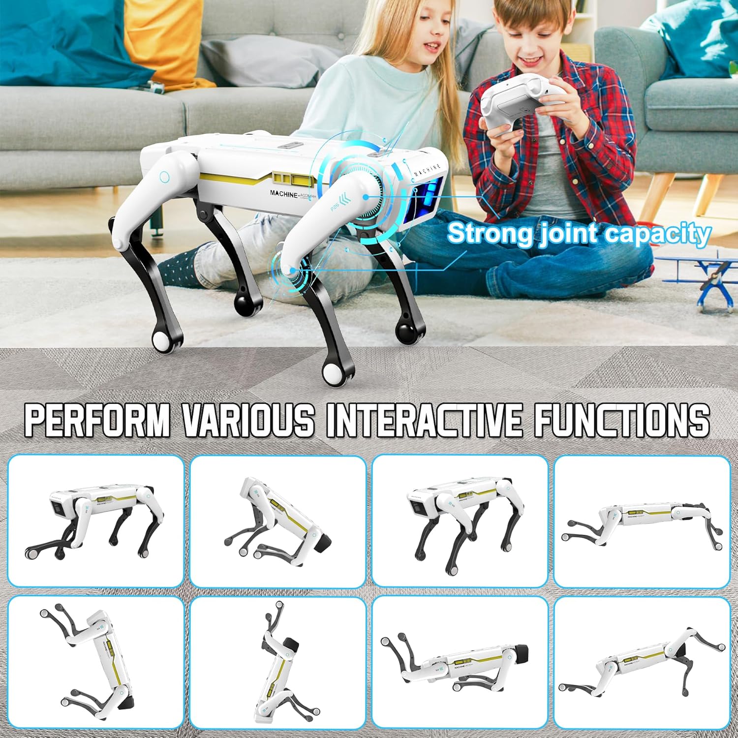 Perro Robot Mecánico RC Multif - Coding Robot Toy reseña y precio