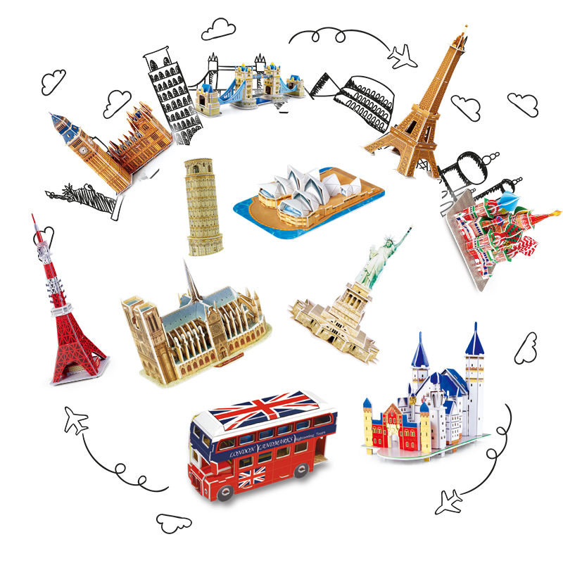 Rompecabezas 3D de construcció - Puzzle Map World reseña y precio