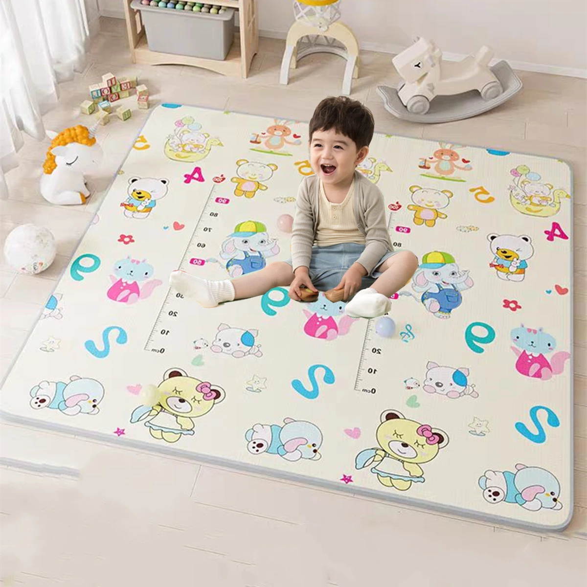 Alfombra de juego para bebé, i - Kids Yoga Education reseña y precio