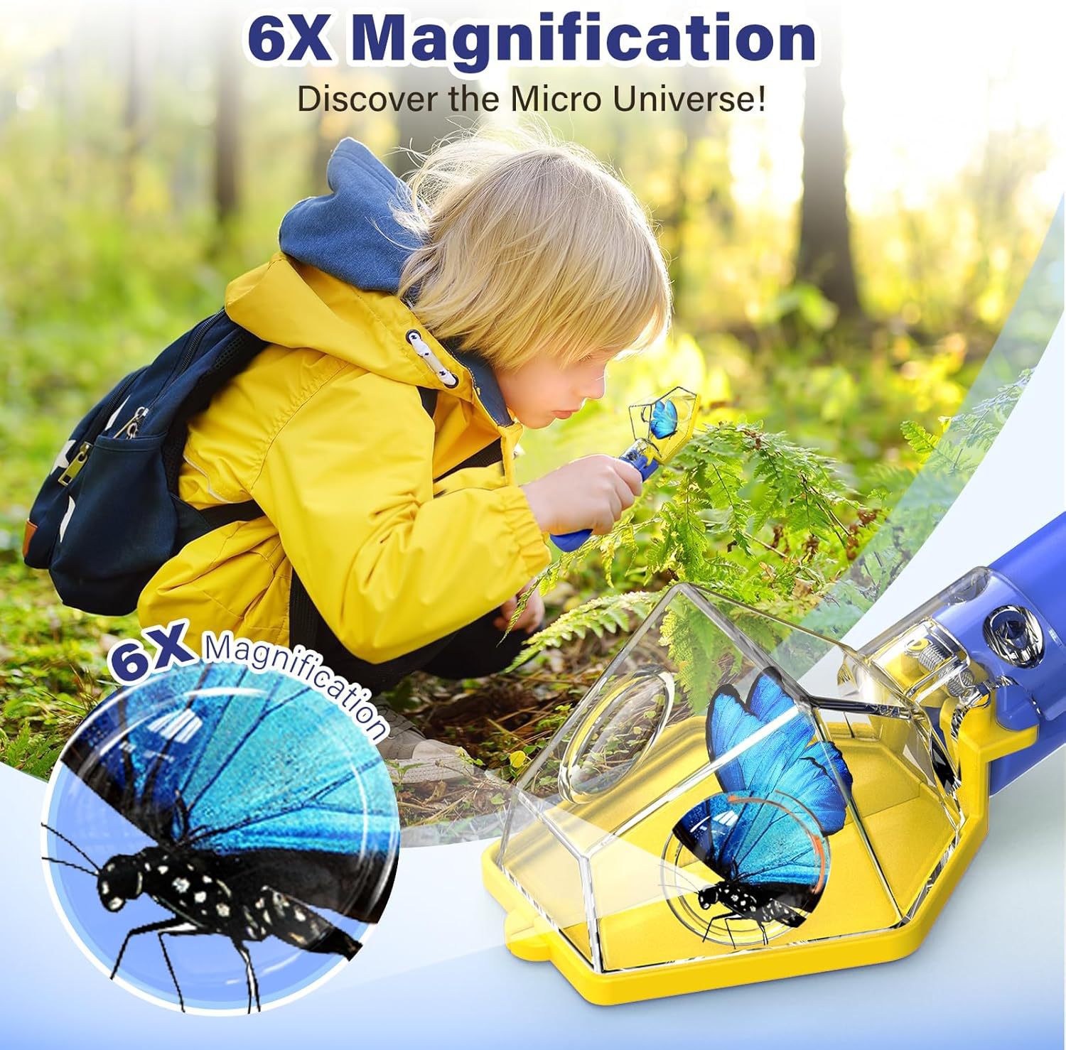 Lupa 6X para Niños, Atrapa Ins - Kids Educational Box reseña y precio