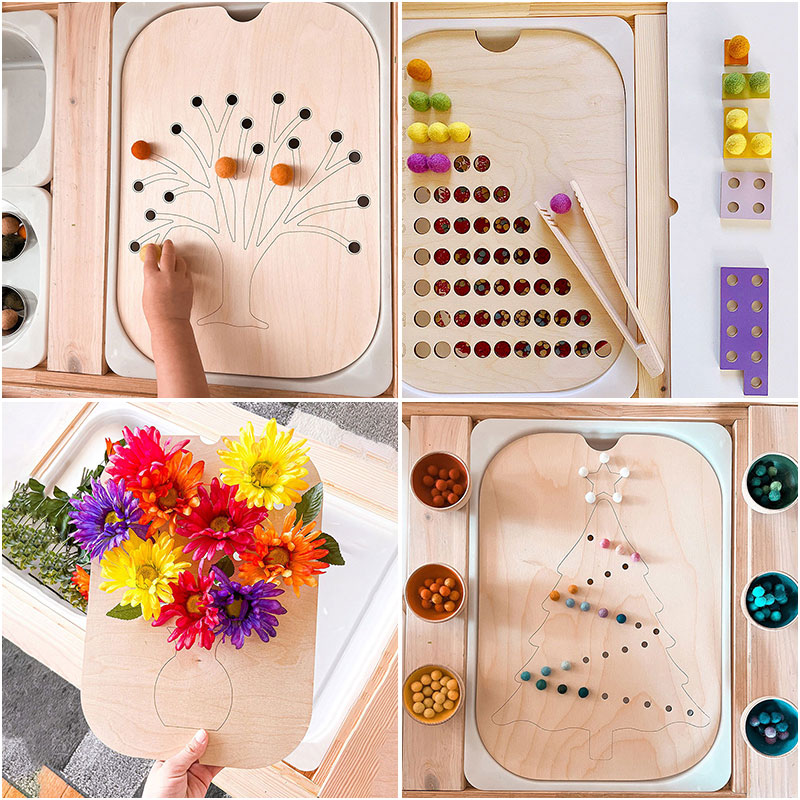 Juegos Montessori para niños,  - Montessori Shelf Toy reseña y precio