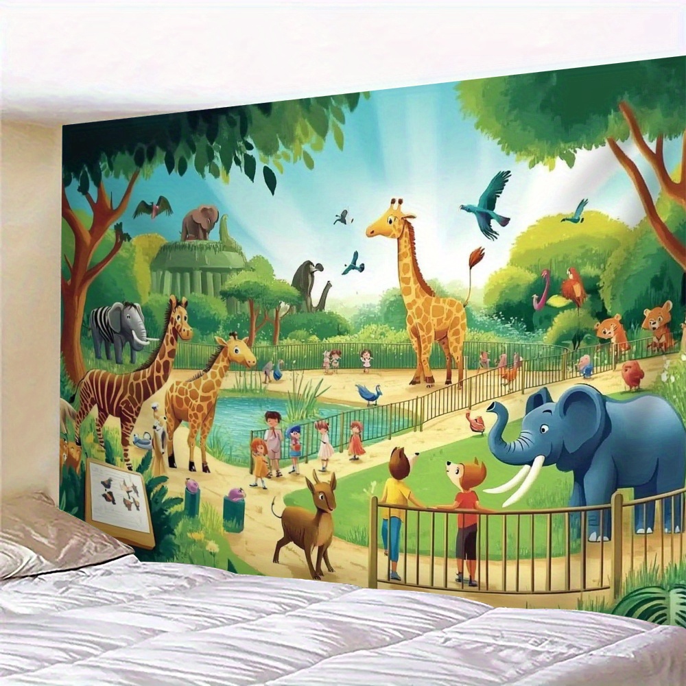 Tapiz de Pared Educativo con D - Background For Kids Education reseña y precio